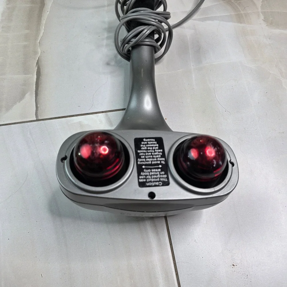 HoMedics PA-1HW Percussion Massager with Heat Dual Head Handheld Deep Tissue  T1